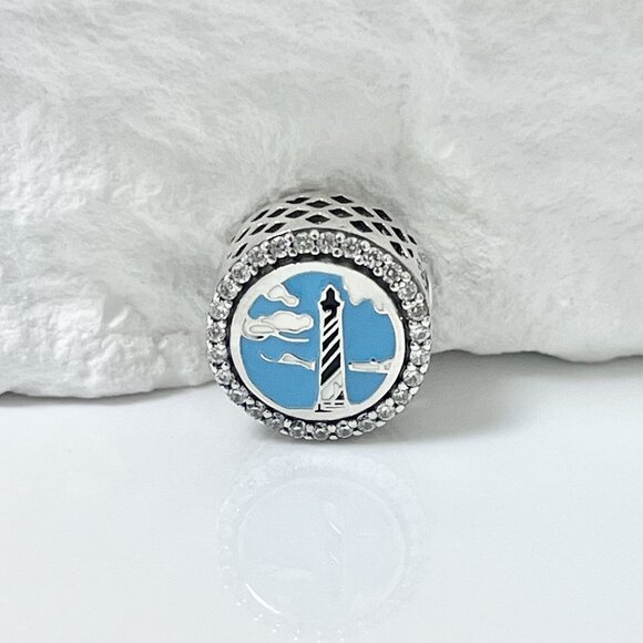 Pandora North Carolina Exclusive Bead Charm S925 Silver Charm - Picture 1 of 4